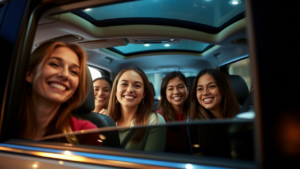 Happy corporate customers traveling in one of kltransfer vehicle. Corporate transport Kuala Lumpur